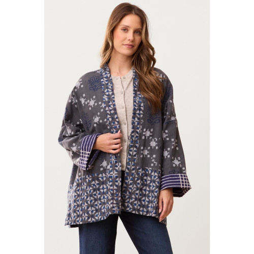 Revati Reversible Oversized Boxy Jacket - Starlight Revati Reversible Oversized Boxy Jacket - Starlight