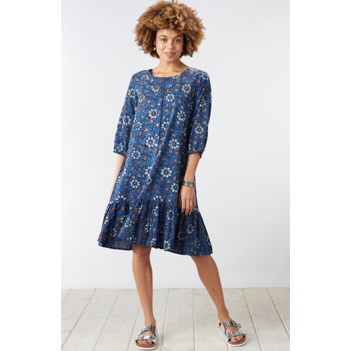 Komal Dress - Indigo/Madder Komal Dress - Indigo/Madder