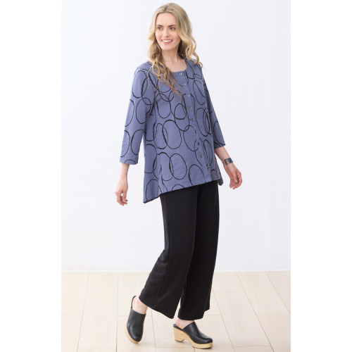 Vapi Ponte Knit Straight-Leg Pant - Black Vapi Ponte Knit Straight-Leg Pant - Black